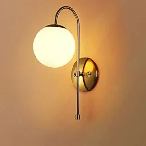 Gold Metal Wall Light